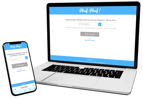 plouf plouf en ligne - TIRAGE AU SORT en ligne .